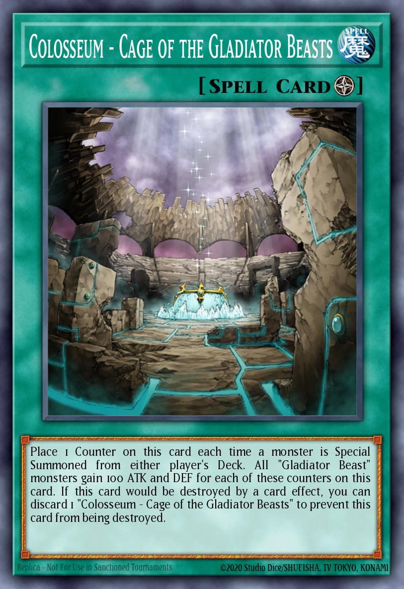 Colosseum - Cage of the Gladiator Beasts Gladiator's Assault: Special Edition card