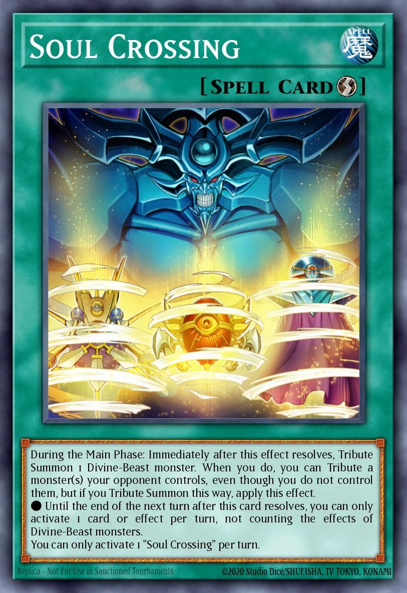 Soul Crossing Egyptian God Deck: Slifer the Sky Dragon card