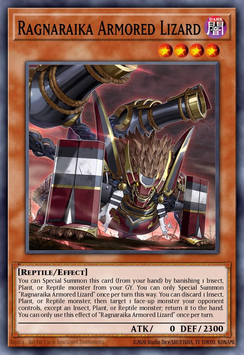 Ragnaraika Armored Lizard Legacy of Destruction card