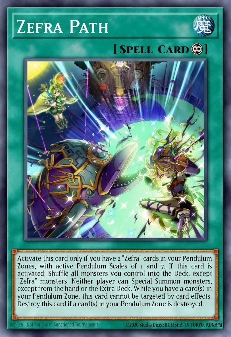 Zefra Path Crossed Souls: Advance Edition card