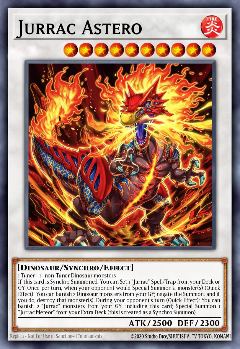 Jurrac Astero Battles of Legend: Monster Mayhem card