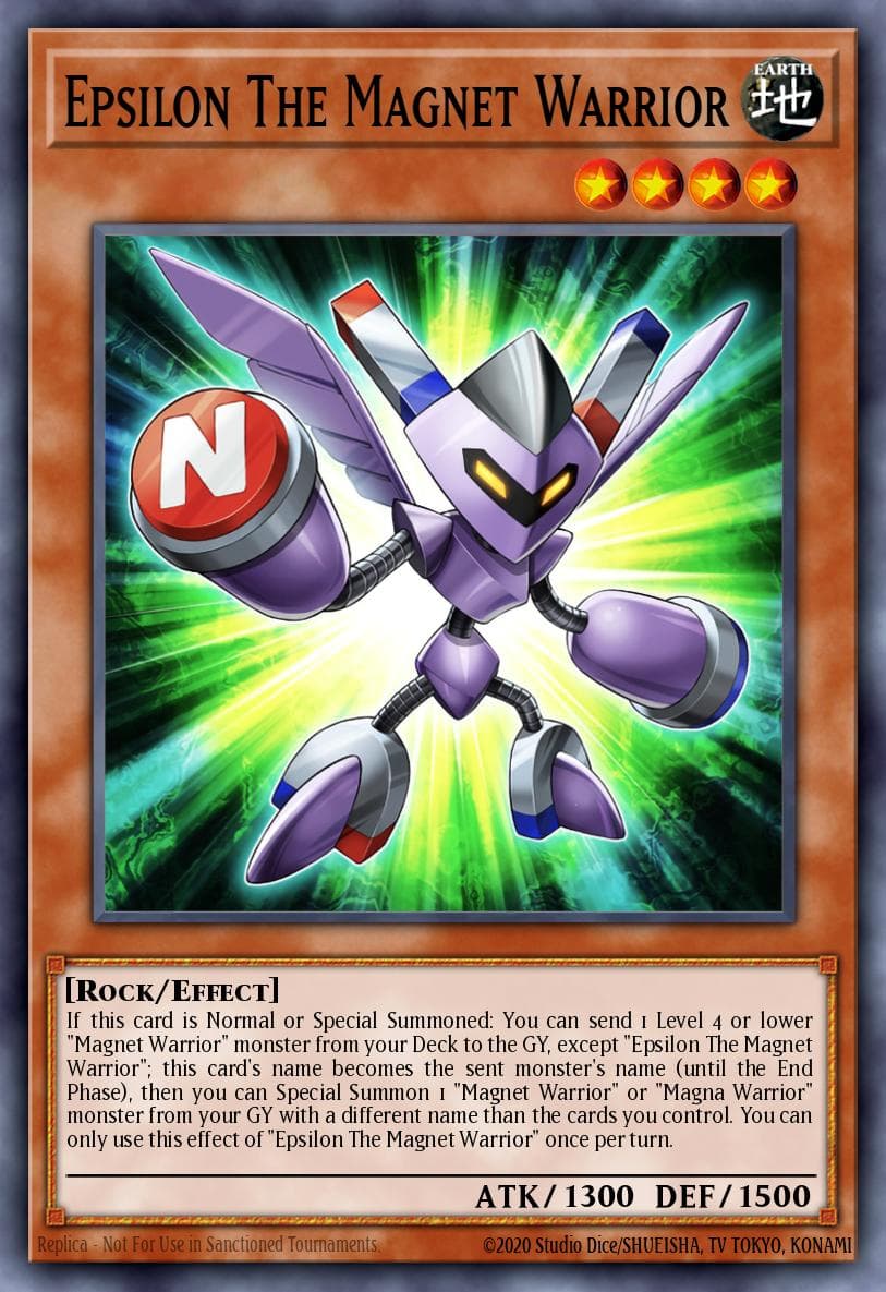 Epsilon The Magnet Warrior Battle of Chaos card