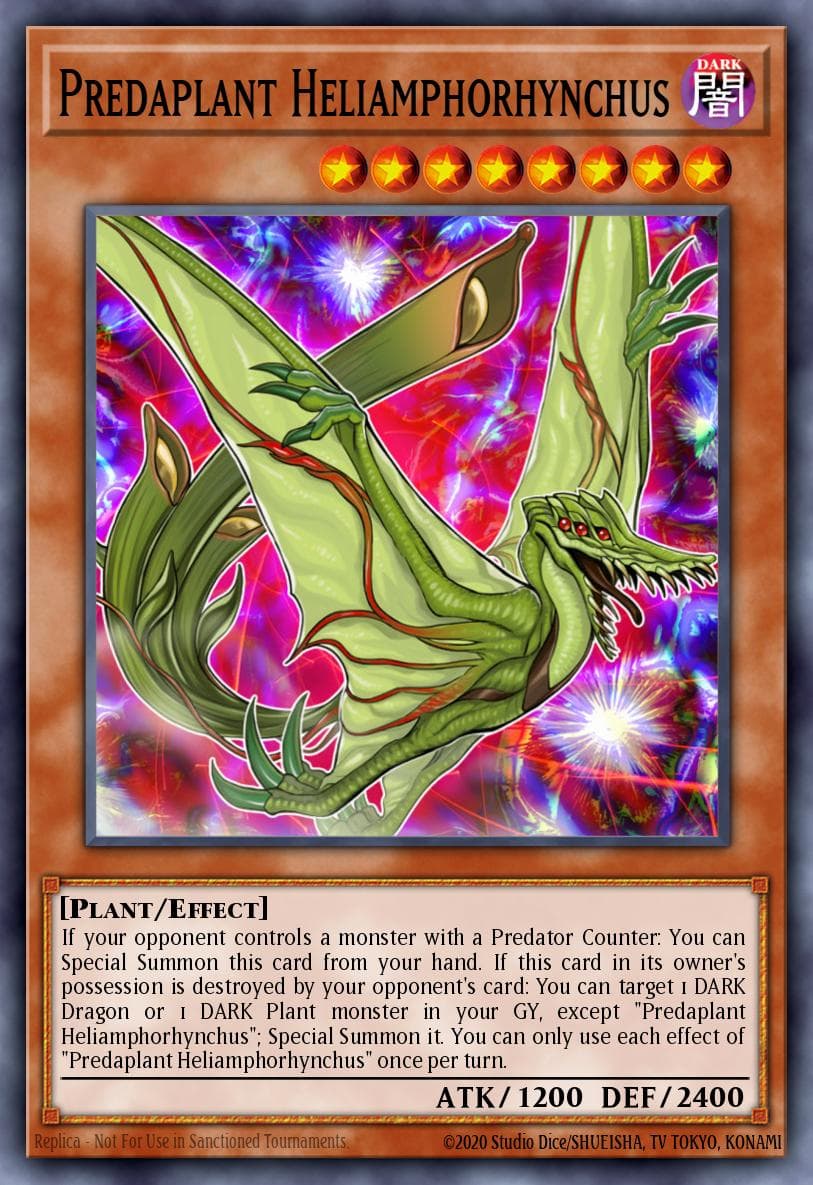 Predaplant Heliamphorhynchus Legendary Duelists: Immortal Destiny card