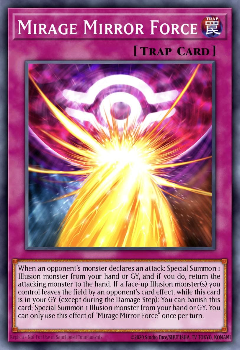 Mirage Mirror Force Legacy of Destruction card