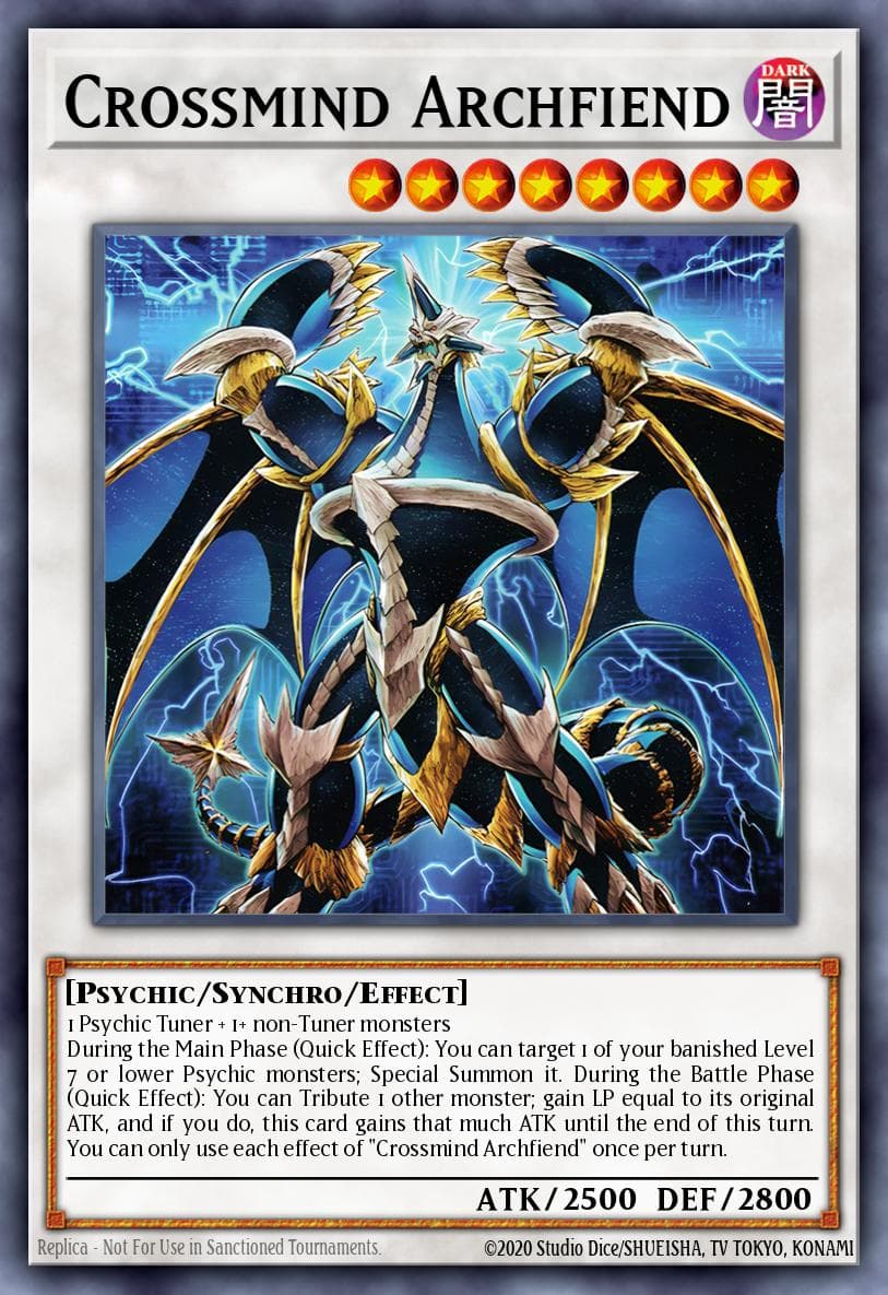 Crossmind Archfiend Duelist's Advance card