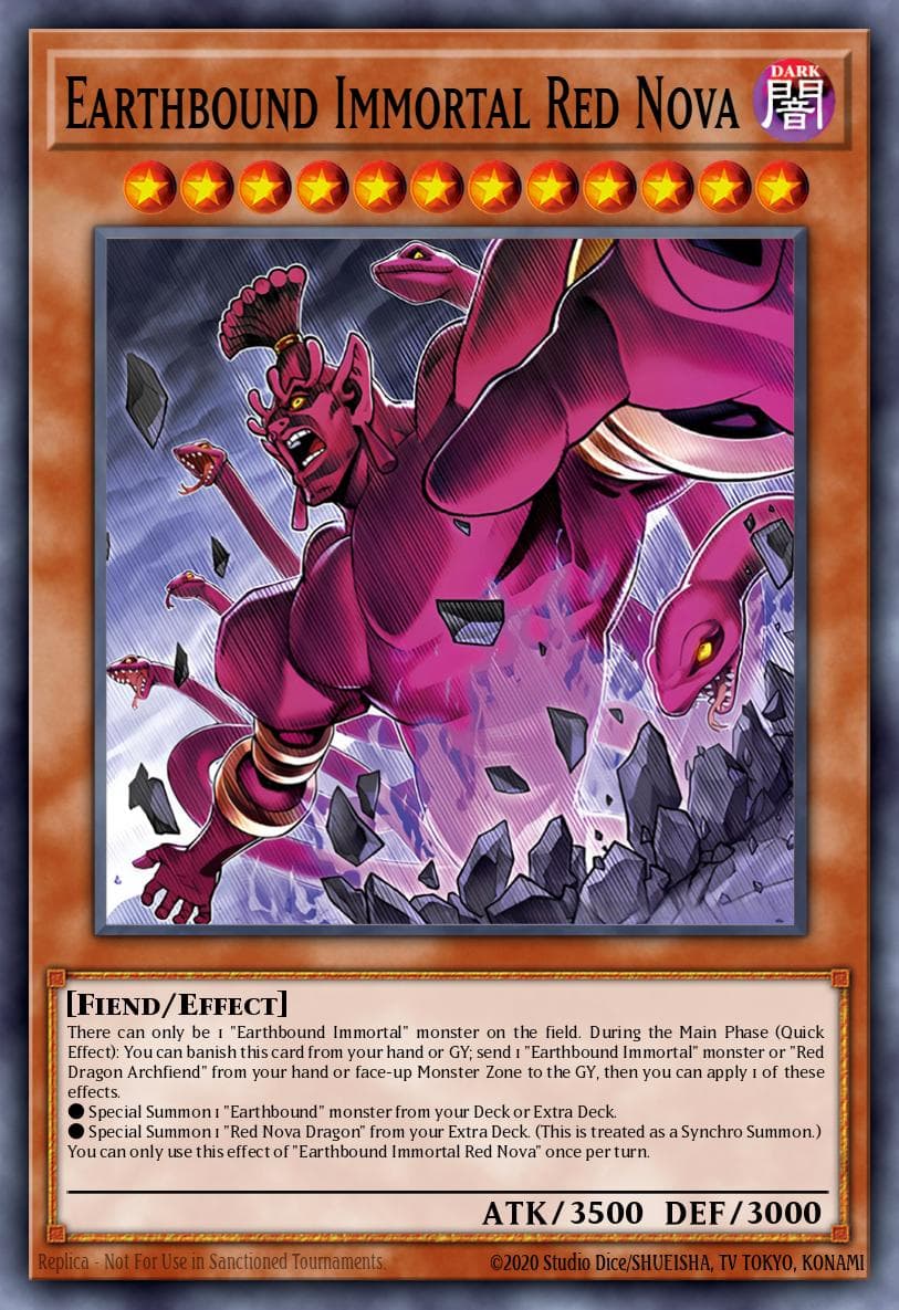 Earthbound Immortal Red Nova Maze of the Master card