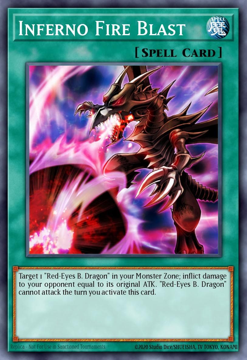 Inferno Fire Blast Dark Revelation Volume 3 card