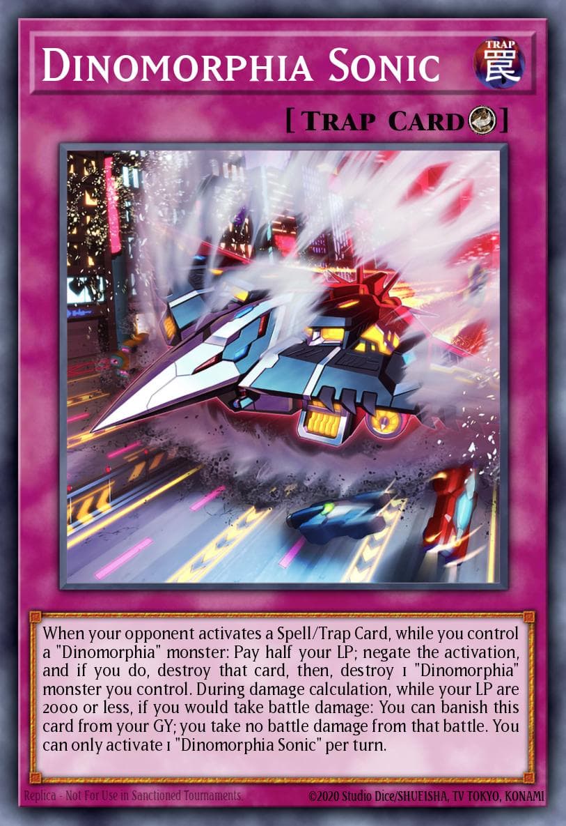 Dinomorphia Sonic Battle of Chaos card