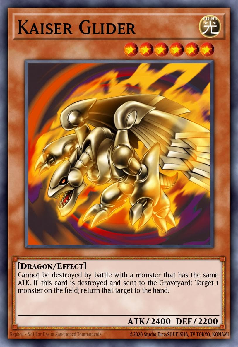 Kaiser Glider Speed Duel: Battle City Box card