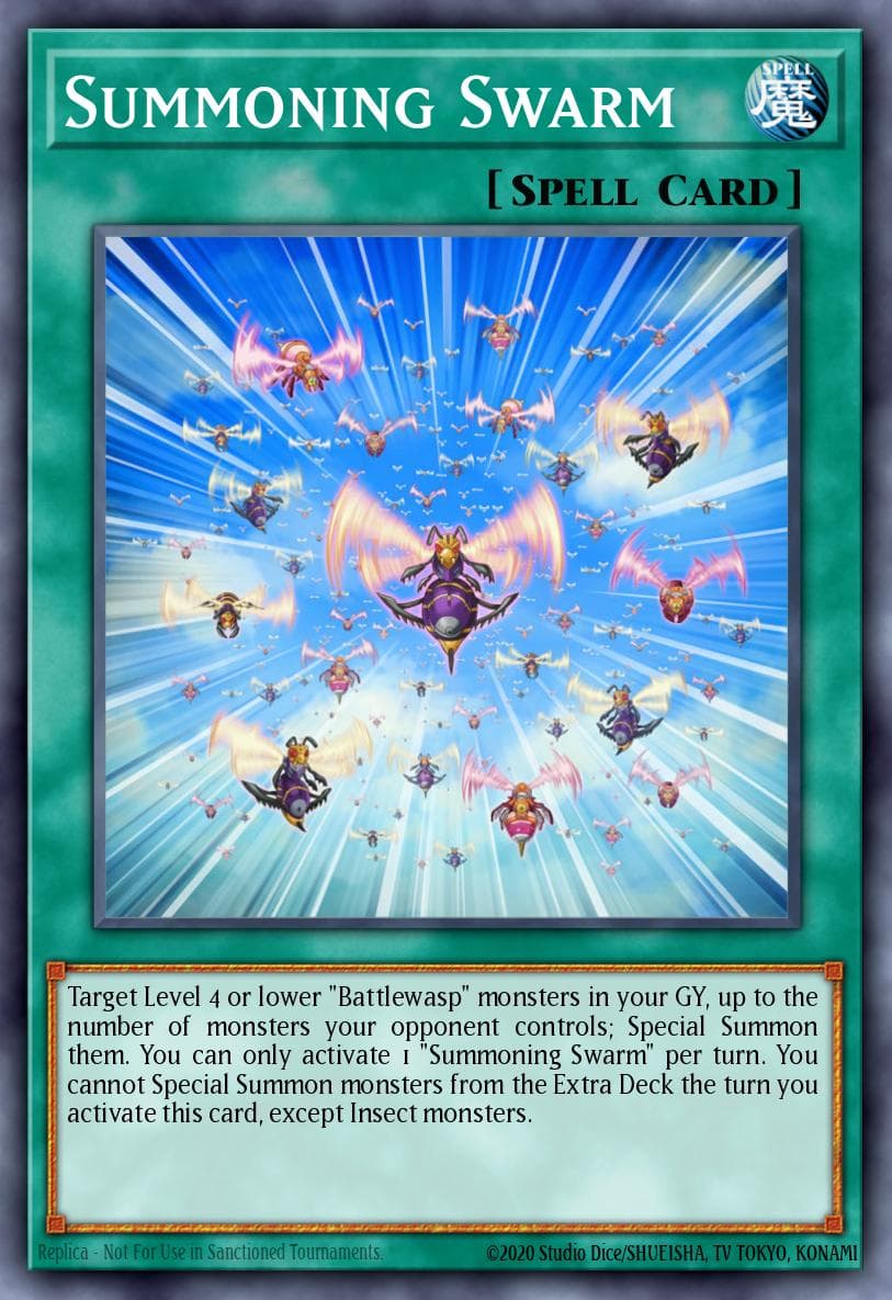 Summoning Swarm Battles of Legend: Hero's Revenge card