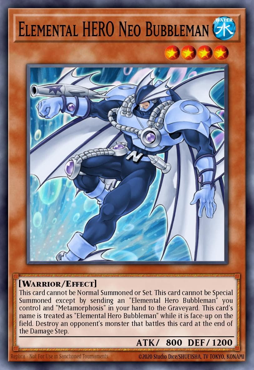 Elemental HERO Neo Bubbleman Dark Revelation Volume 4 card