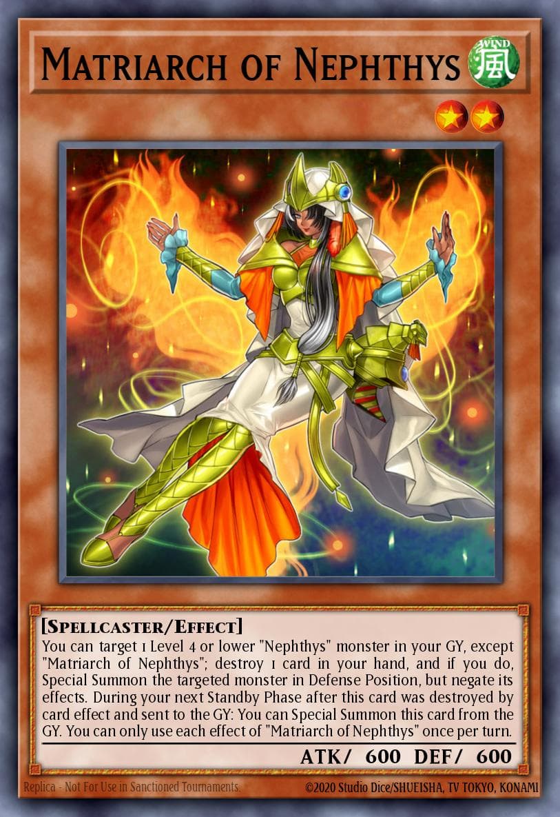 Matriarch of Nephthys Hidden Summoners card