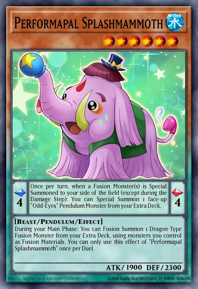 Performapal Splashmammoth Dimension of Chaos: Special Edition card