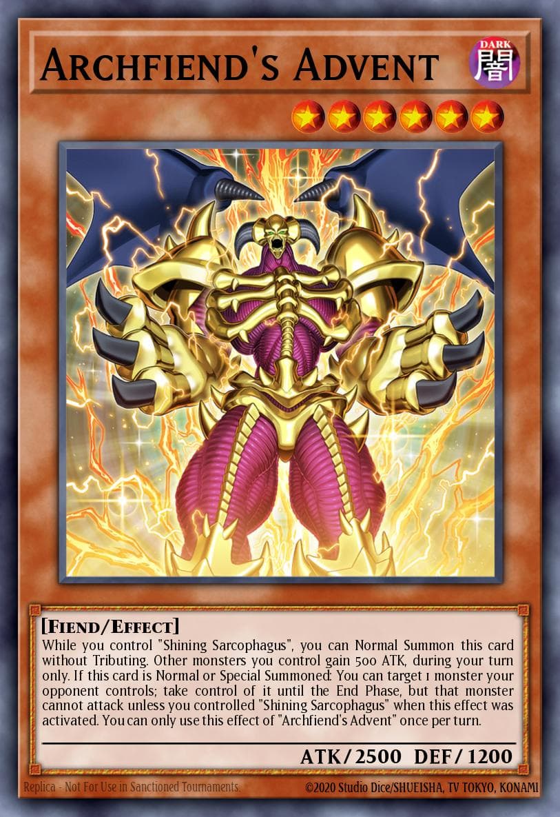 Archfiend's Advent Battles of Legend: Terminal Revenge card