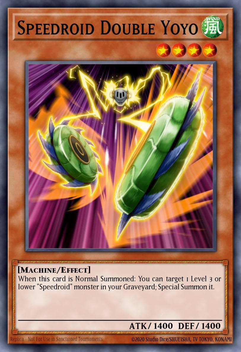 Speedroid Double Yoyo High-Speed Riders card