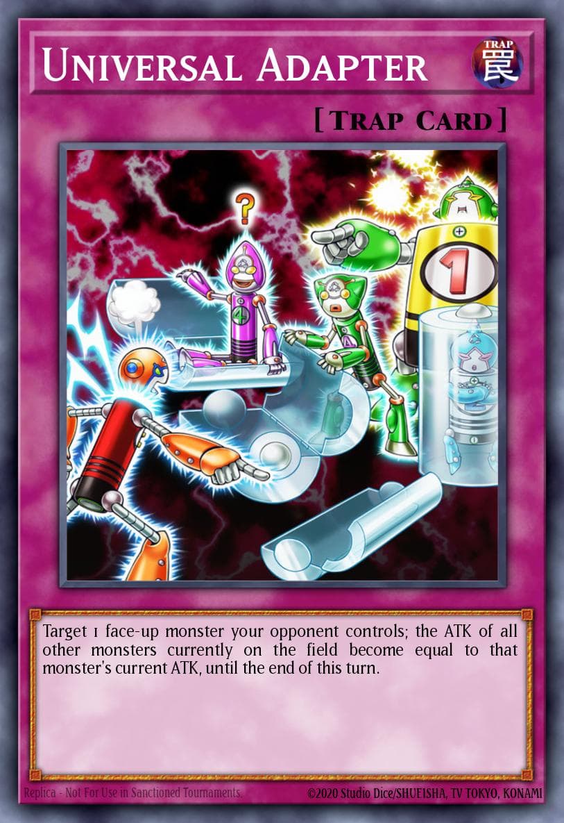 Universal Adapter Flames of Destruction Special Edition card