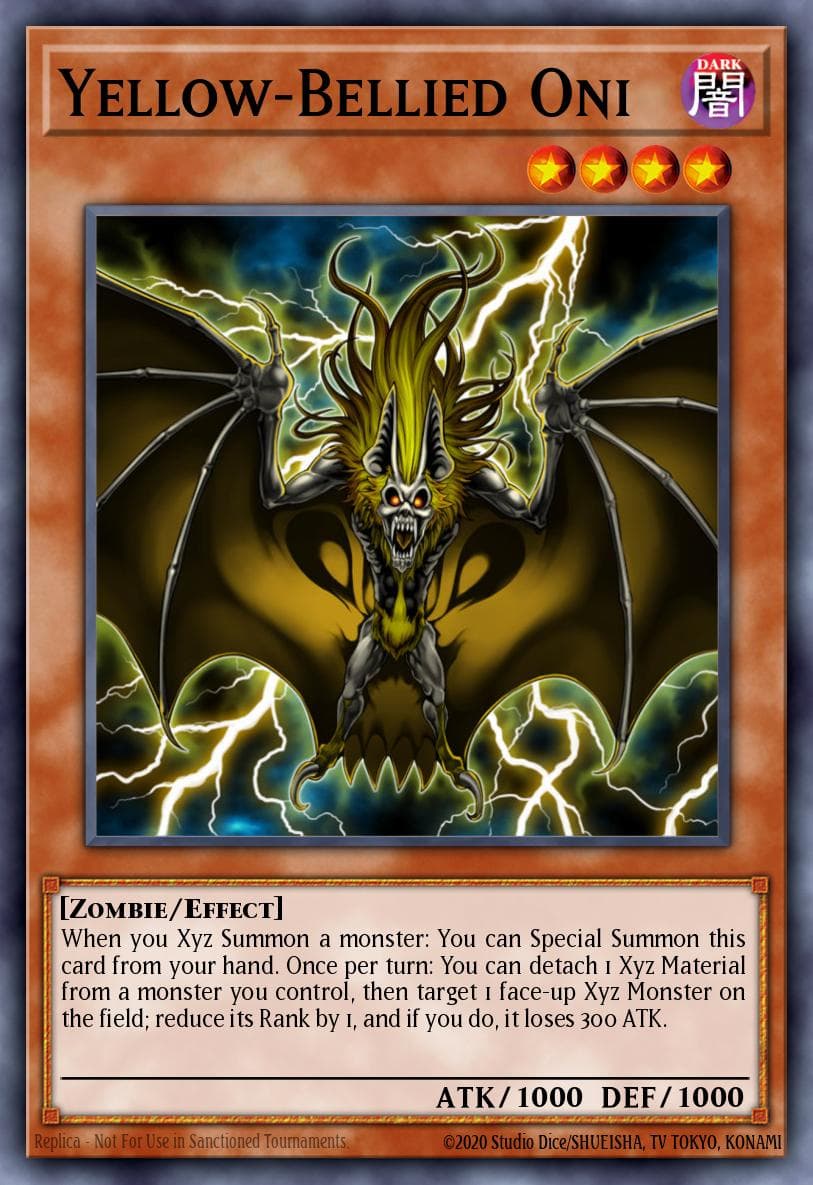 Yellow-Bellied Oni Shadow Specters: Special Edition card
