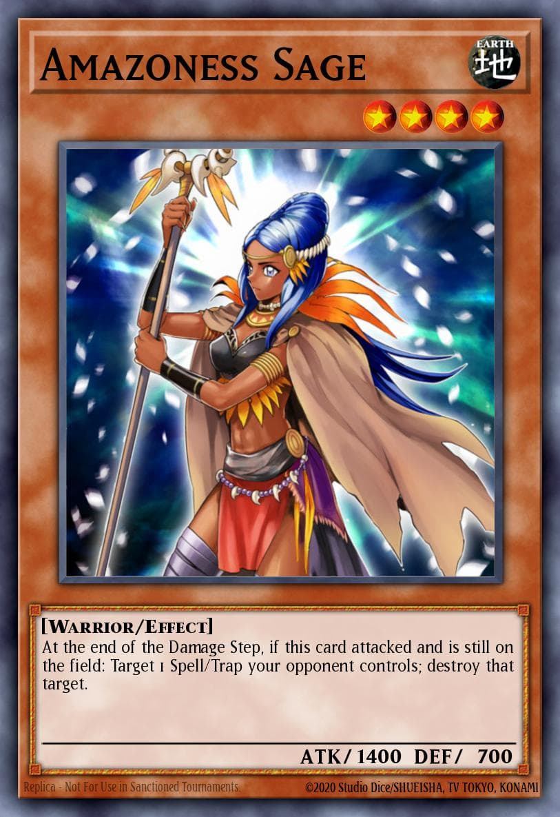 Amazoness Sage Super Starter: Space-Time Showdown card