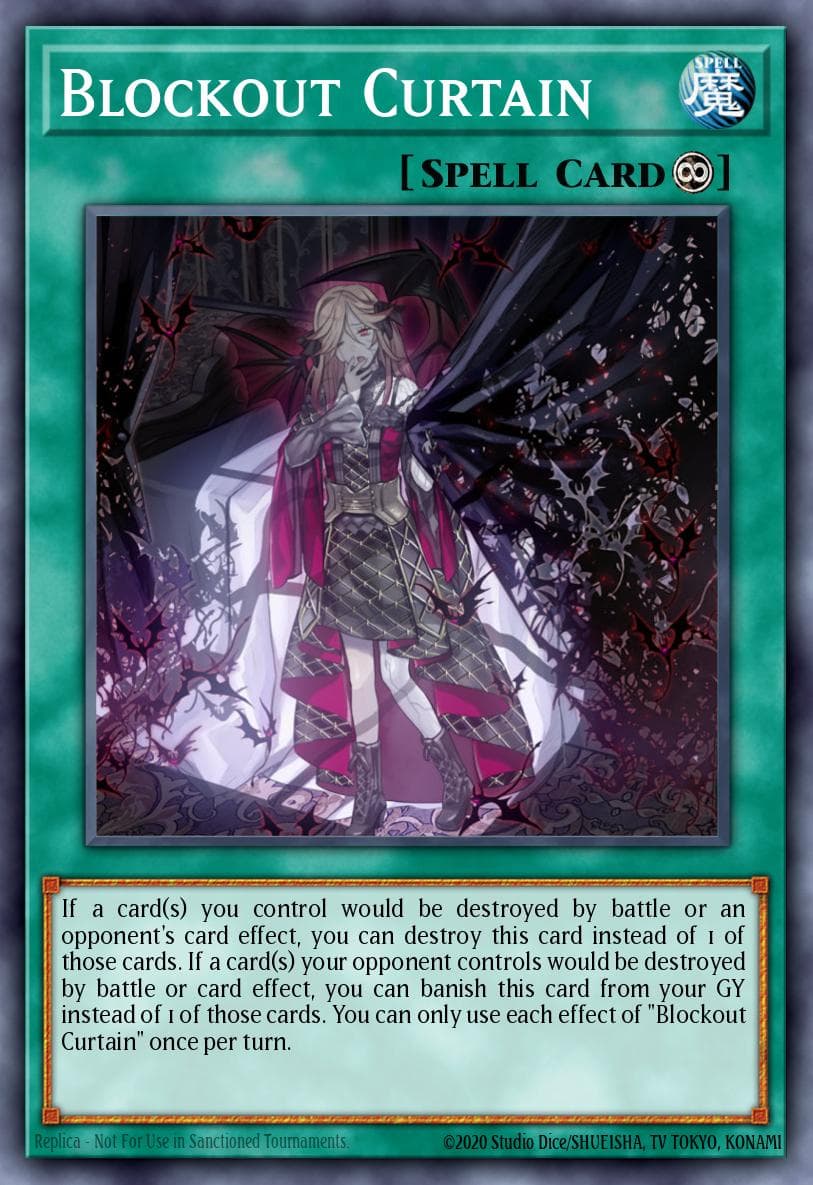 Blockout Curtain Rising Rampage Special Edition card