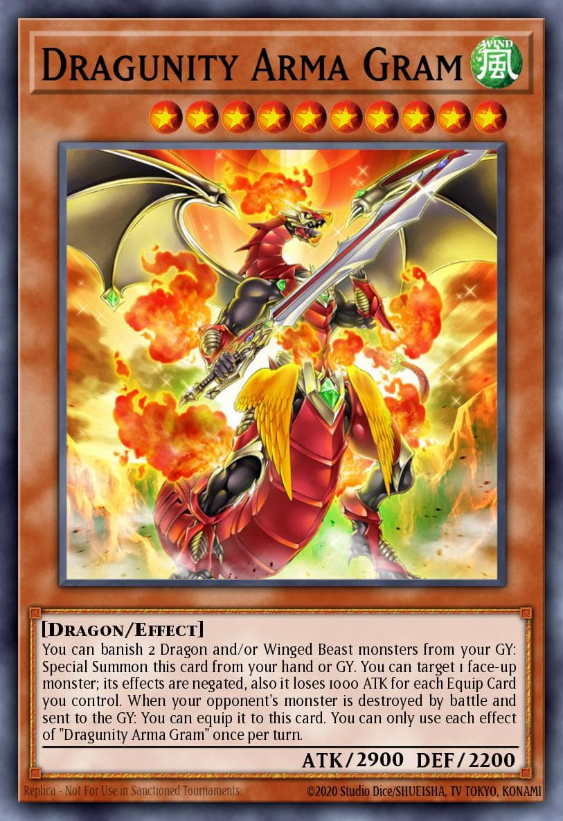 Dragunity Arma Gram Ghosts From the Past card