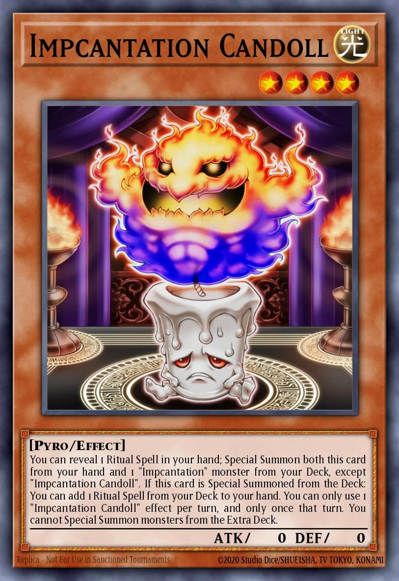 Impcantation Candoll 2019 Gold Sarcophagus Tin Mega Pack card