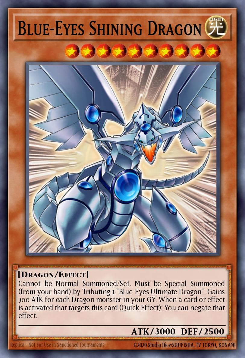 Blue-Eyes Shining Dragon Duelist Pack: Rivals of the Pharaoh card