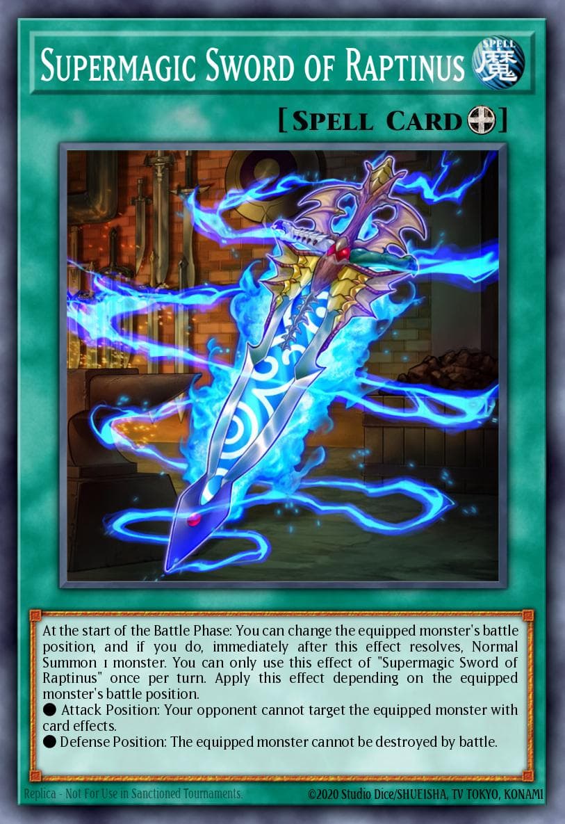 Supermagic Sword of Raptinus Toon Chaos card