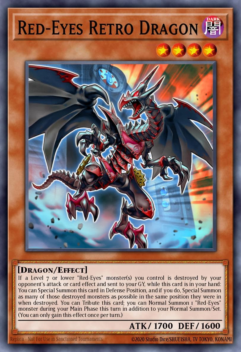 Red-Eyes Retro Dragon Breakers of Shadow: Special Edition card