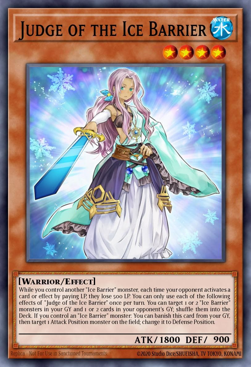Judge of the Ice Barrier 2022 Tin of the Pharaoh's Gods card