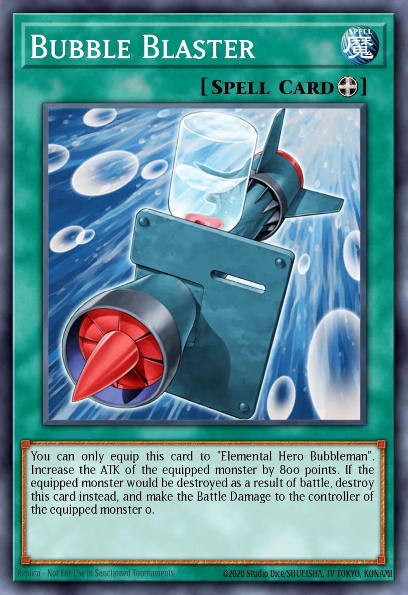 Bubble Blaster 游戏王 card