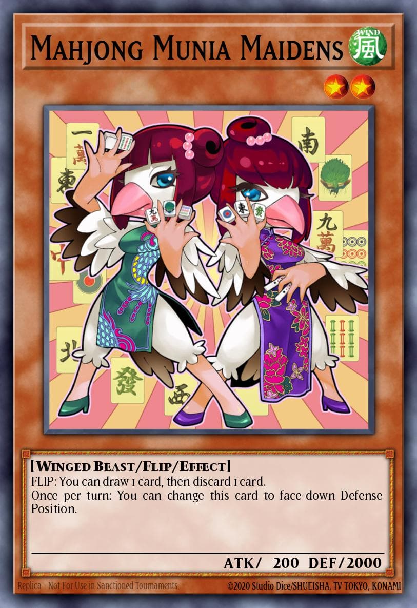 Mahjong Munia Maidens 2018 Mega-Tin Mega Pack card