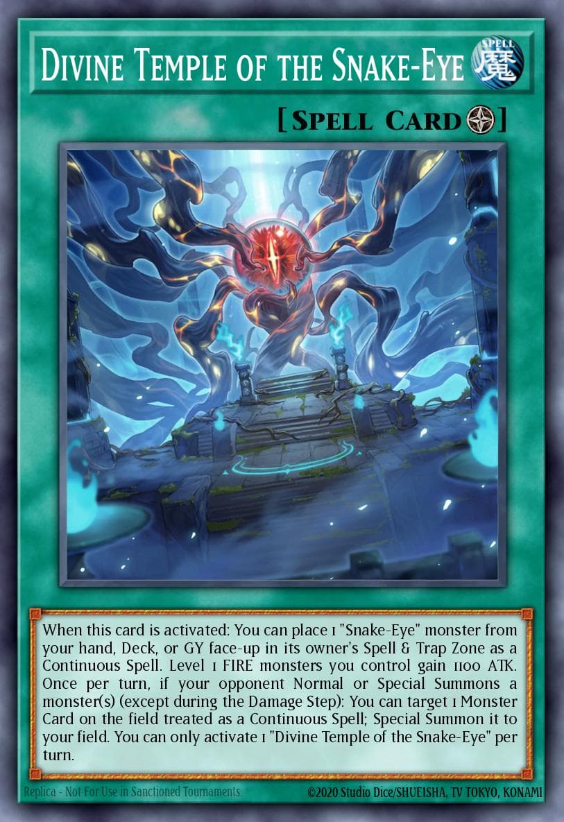 Divine Temple of the Snake-Eye 25th Anniversary Tin: Dueling Mirrors card