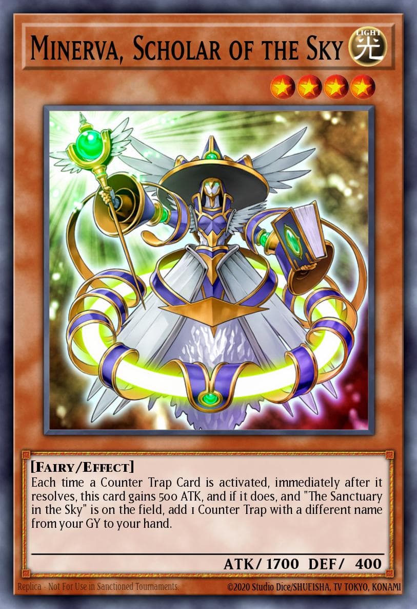 Minerva, Scholar of the Sky Structure Deck: Wave of Light card