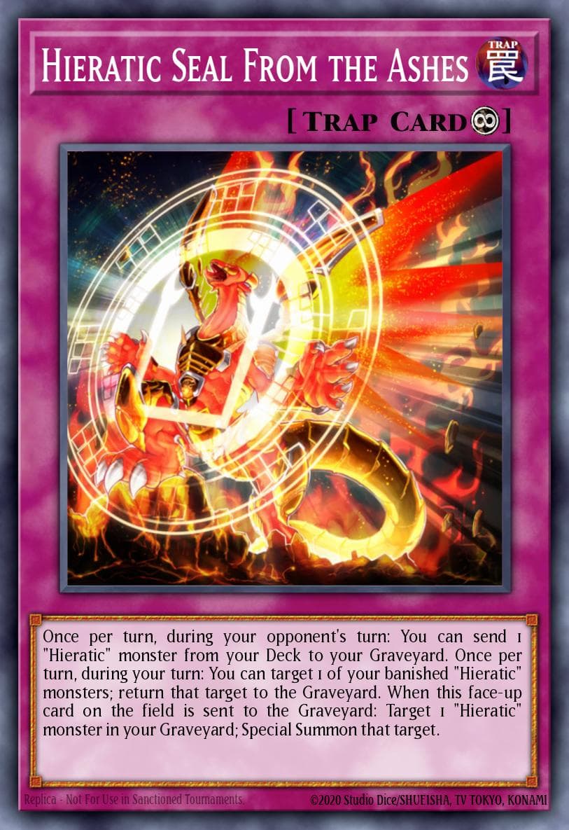 Hieratic Seal From the Ashes Ghosts From the Past card
