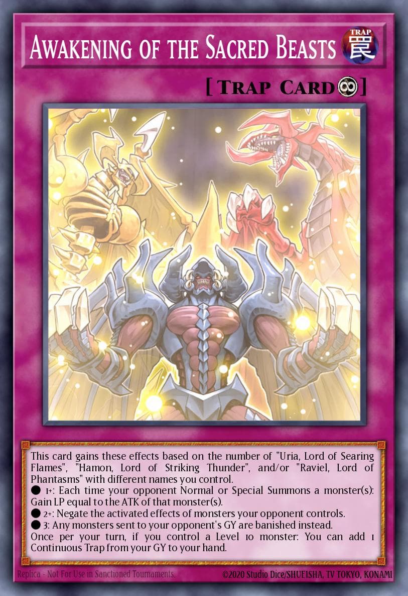 Awakening of the Sacred Beasts Structure Deck: Sacred Beasts card