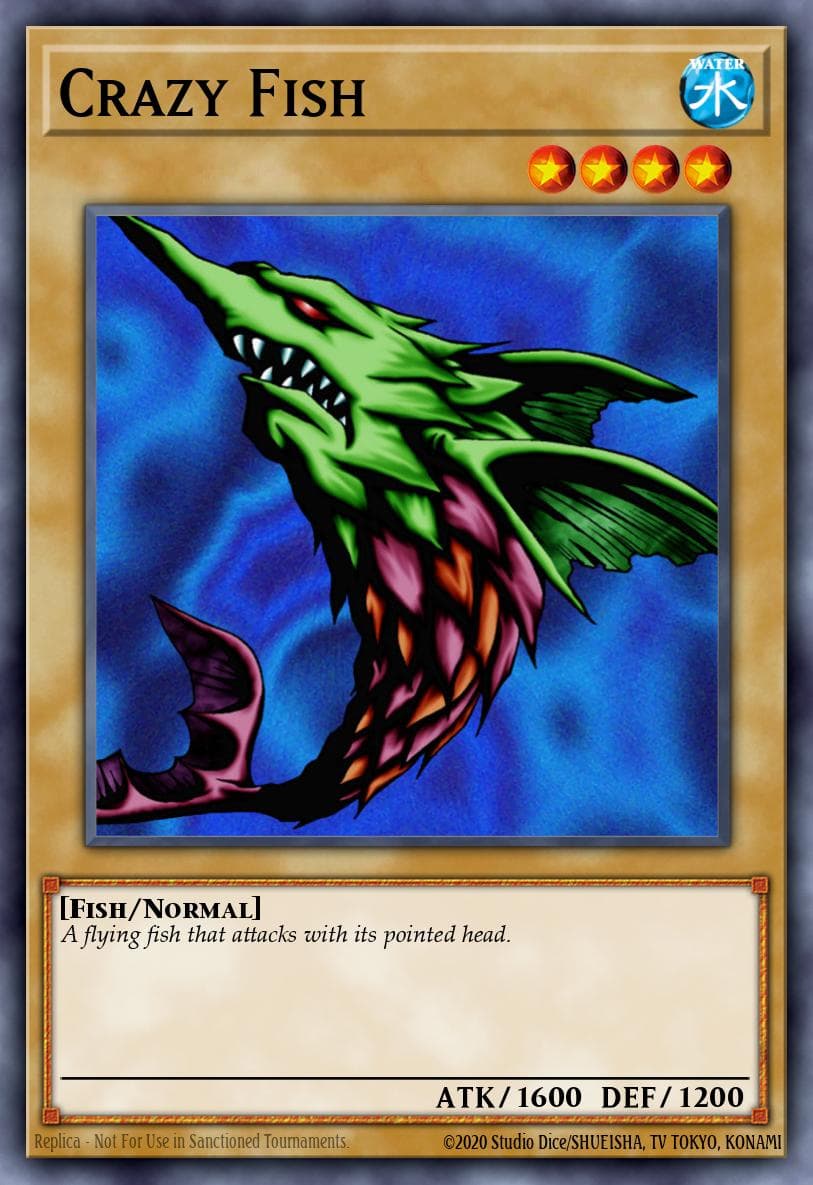 Crazy Fish 遊戲王 card