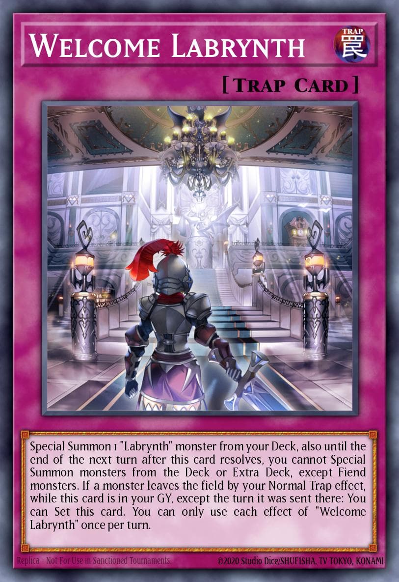 Welcome Labrynth Battles of Legend: Monstrous Revenge card