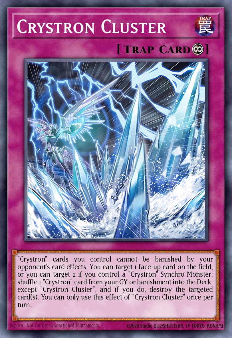 Crystron Cluster Supreme Darkness card