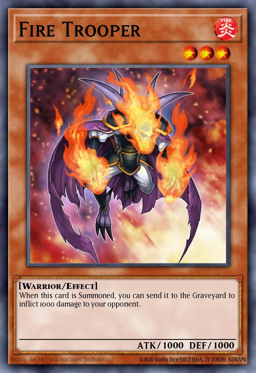 Fire Trooper Phantom Darkness: Special Edition card