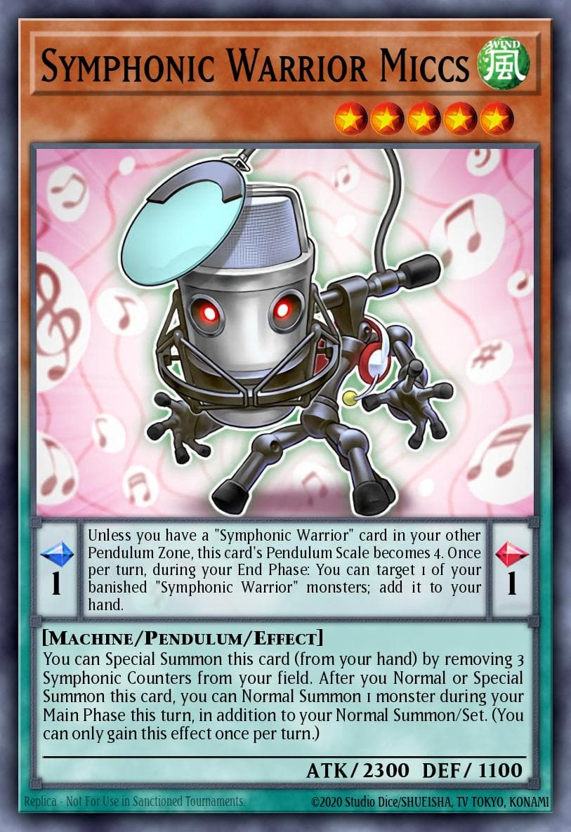 Symphonic Warrior Miccs 2017 Mega-Tin Mega Pack card