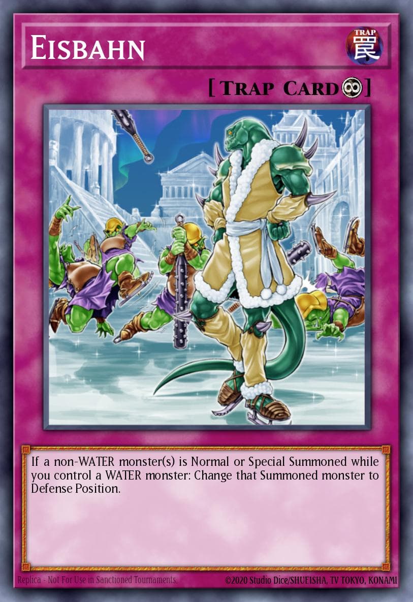 Eisbahn Structure Deck: Freezing Chains card