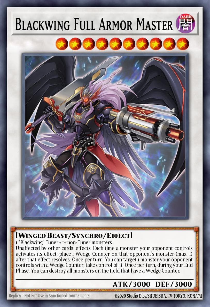 Blackwing Full Armor Master Legendary Duelists: Season 2 card