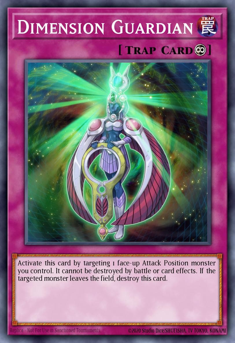 Dimension Guardian Yu-Gi-Oh! The Dark Side of Dimensions Movie Pack: Gold Edition card