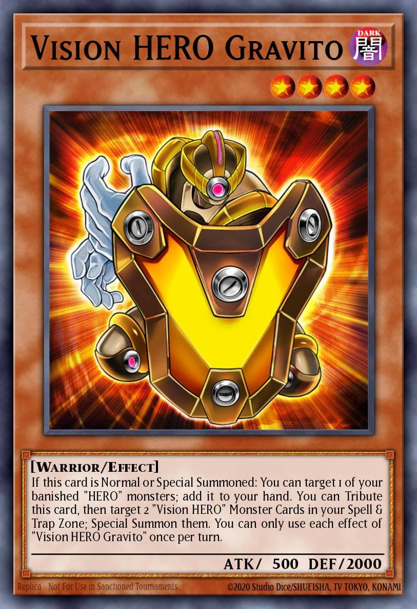 Vision HERO Gravito Battles of Legend: Chapter 1 card