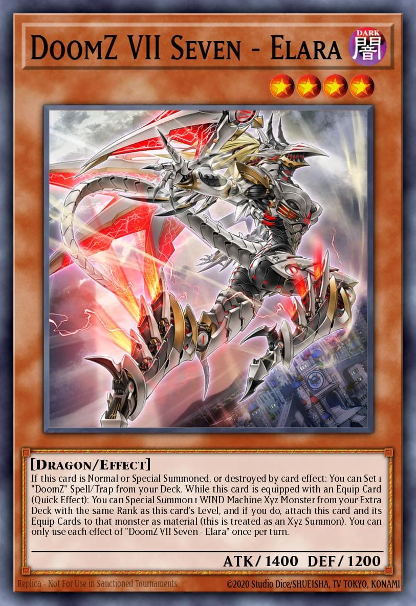 DoomZ VII Seven - Elara Doom of Dimensions card