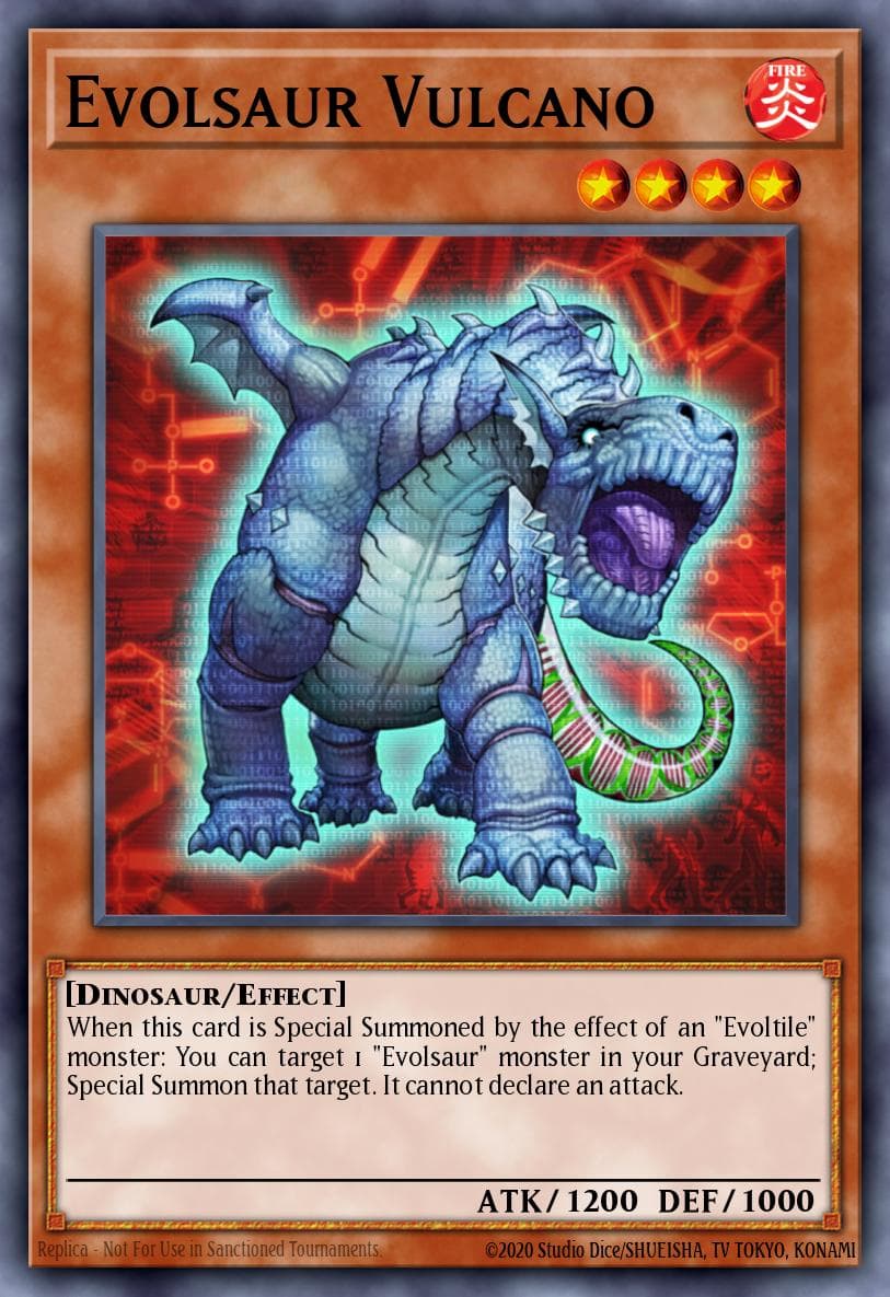 Evolsaur Vulcano Photon Shockwave Sneak Peek Participation Card card