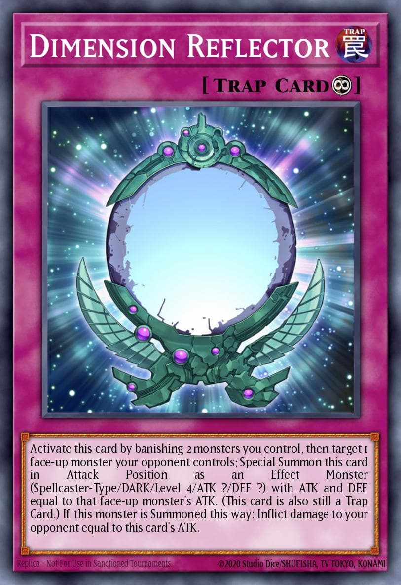 Dimension Reflector Yu-Gi-Oh! The Dark Side of Dimensions Movie Pack: Gold Edition card