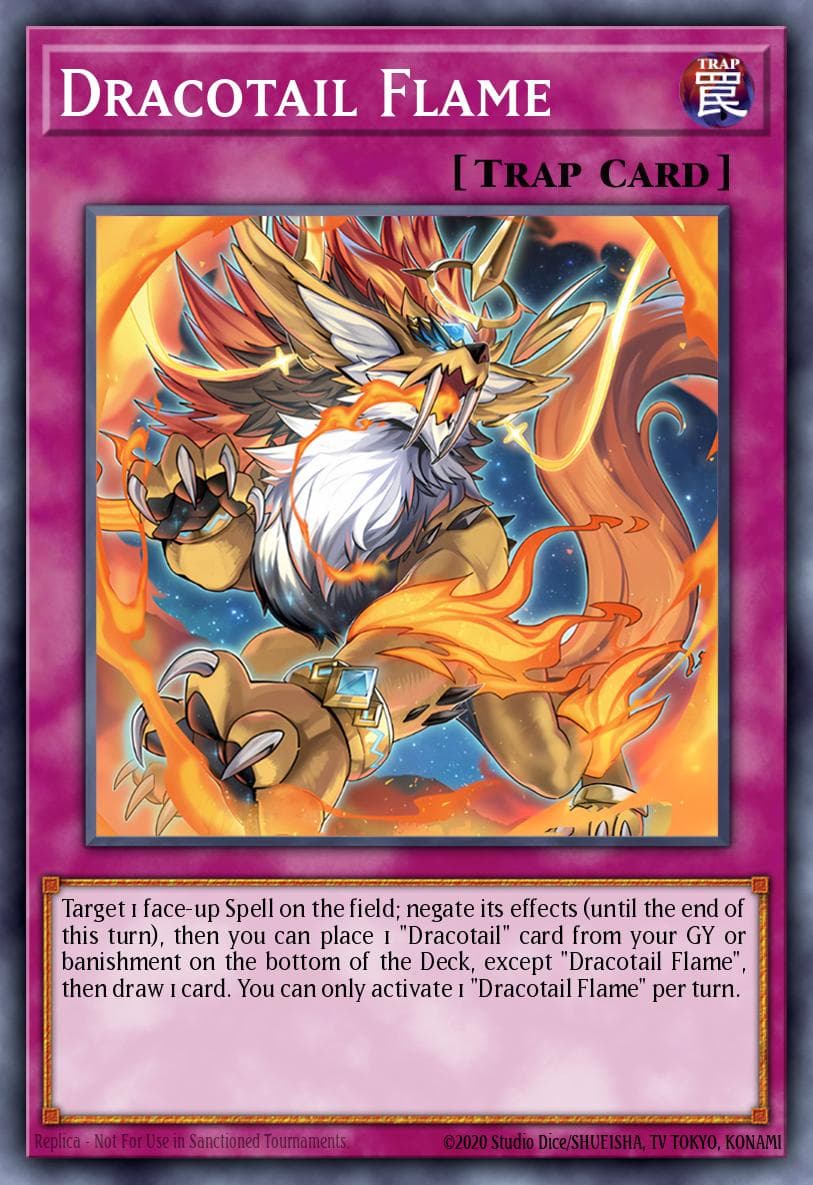 Dracotail Flame Justice Hunters card