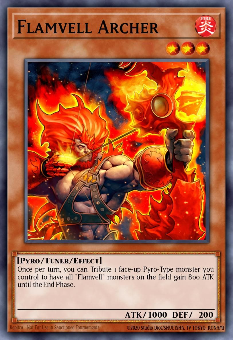 Flamvell Archer Duel Terminal 1 card