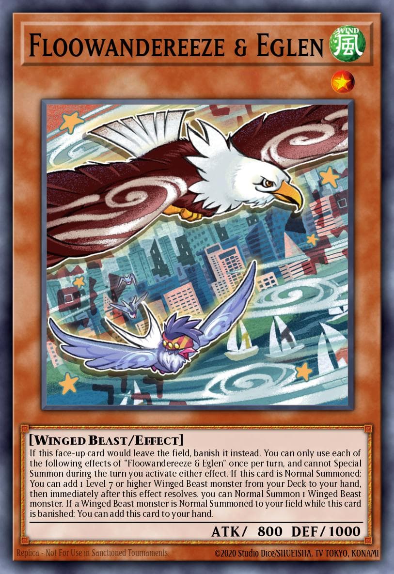 Floowandereeze & Eglen Burst of Destiny card
